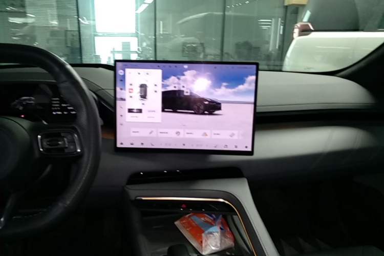 Used Zeekr 001 2024 YOU Edition 100 kWh All-Wheel Drive Audio And AC Panel