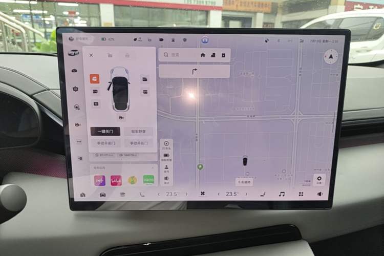 Used Zeekr 001 2024 YOU Edition 100 kWh All-Wheel Drive Audio And AC Panel