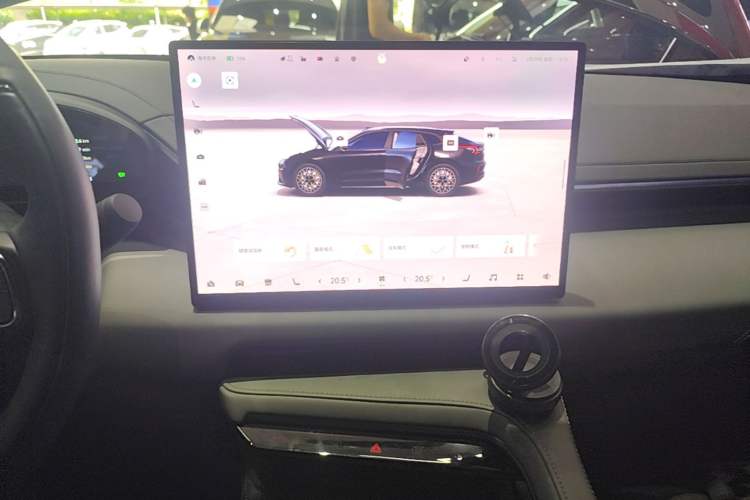 Used Zeekr 001 2024 WE Edition 100 kWh Rear-Drive Audio And AC Panel