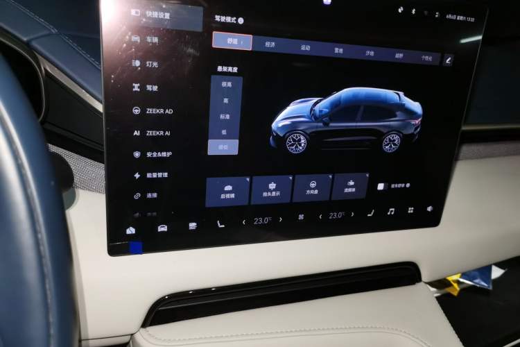 Used Zeekr 001 2024 ME Edition 100 kWh All-Wheel Drive Audio And AC Panel