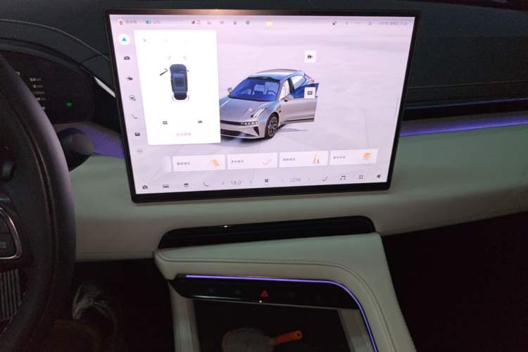 Used Zeekr 001 2024 WE Edition 100 kWh Rear-Drive Audio And AC Panel