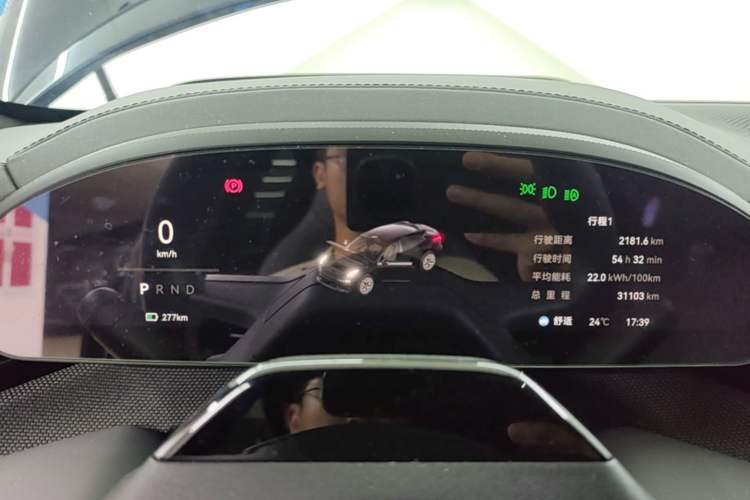 Used Zeekr 001 2024 WE Edition 95 kWh All-Wheel Drive Instrument Cluster