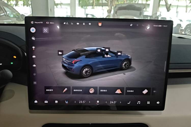 Used Zeekr 001 2024 YOU Edition 100 kWh All-Wheel Drive Audio And AC Panel