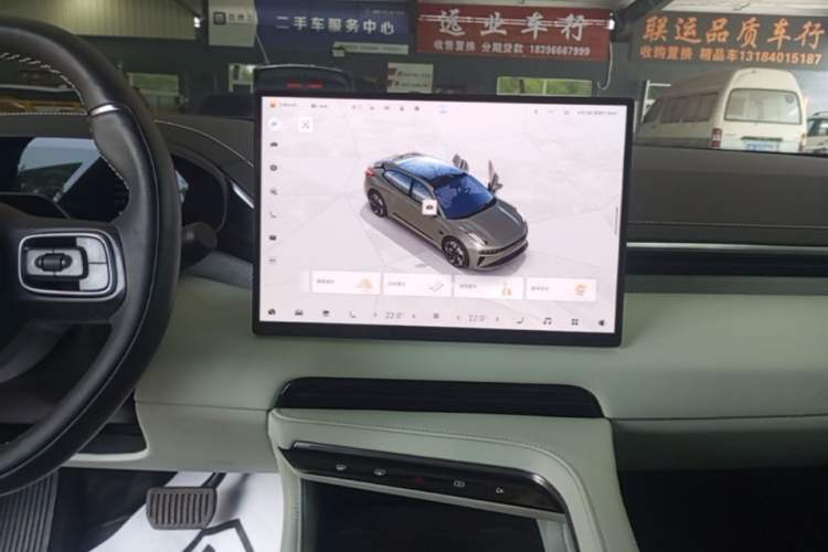 Used Zeekr 001 2024 WE Edition 100 kWh Rear-Drive Audio And AC Panel