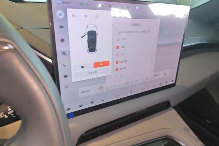 Used Zeekr 001 2024 WE Edition 95 kWh All-Wheel Drive Audio And AC Panel
