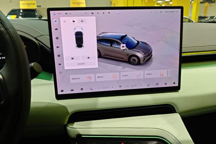 Used Zeekr 001 2024 WE Edition 100 kWh Rear-Drive Audio And AC Panel