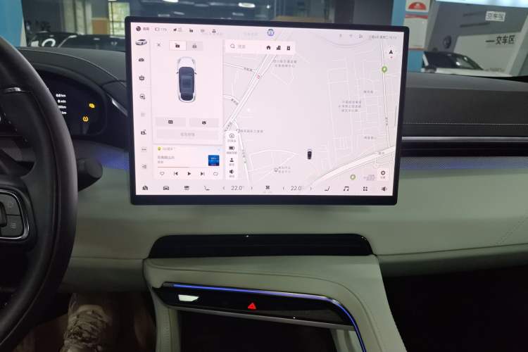 Used Zeekr 001 2024 WE Edition 100 kWh Rear-Drive Audio And AC Panel