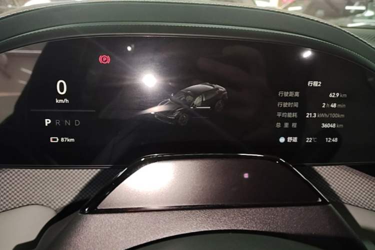 Used Zeekr 001 2024 WE Edition 95 kWh All-Wheel Drive Instrument Cluster