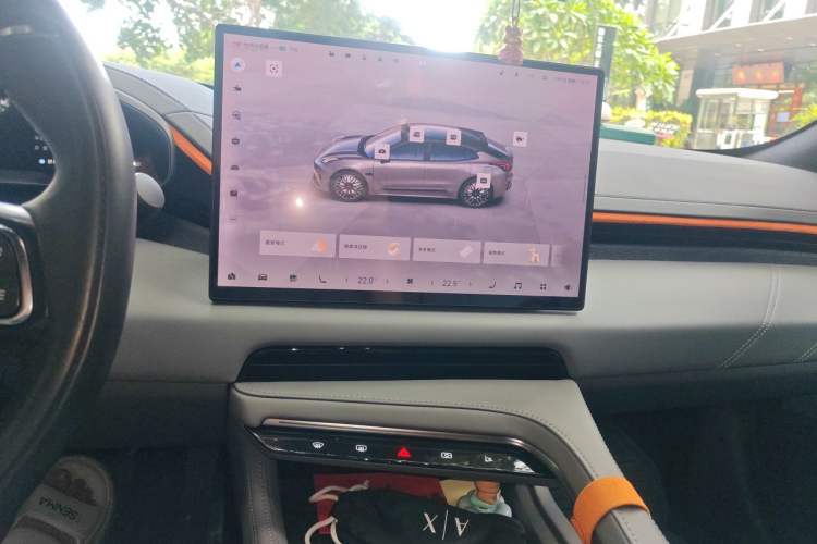 Used Zeekr 001 2024 WE Edition 95 kWh All-Wheel Drive Audio And AC Panel