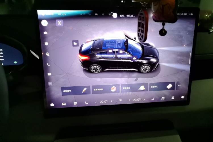 Used Zeekr 001 2024 YOU Edition 100 kWh All-Wheel Drive Audio And AC Panel
