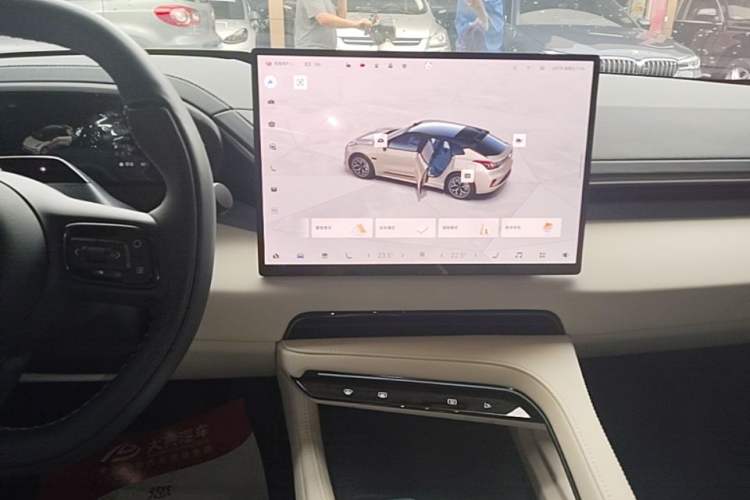 Used Zeekr 001 2024 WE Edition 100 kWh Rear-Drive Audio And AC Panel