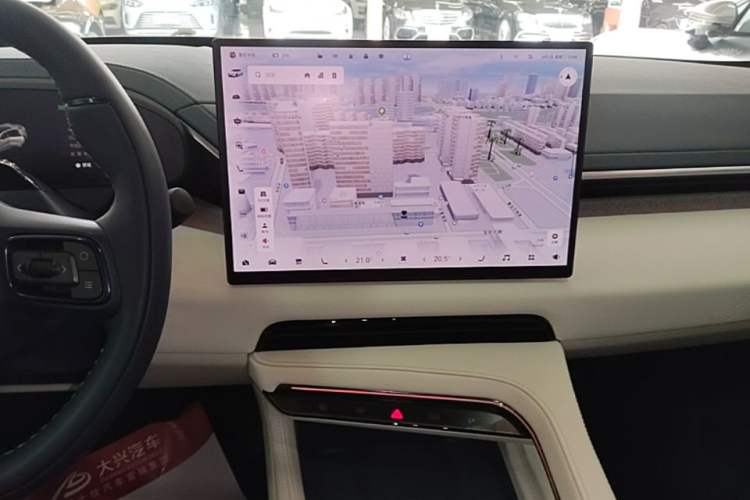 Used Zeekr 001 2024 WE Edition 95 kWh All-Wheel Drive Audio And AC Panel
