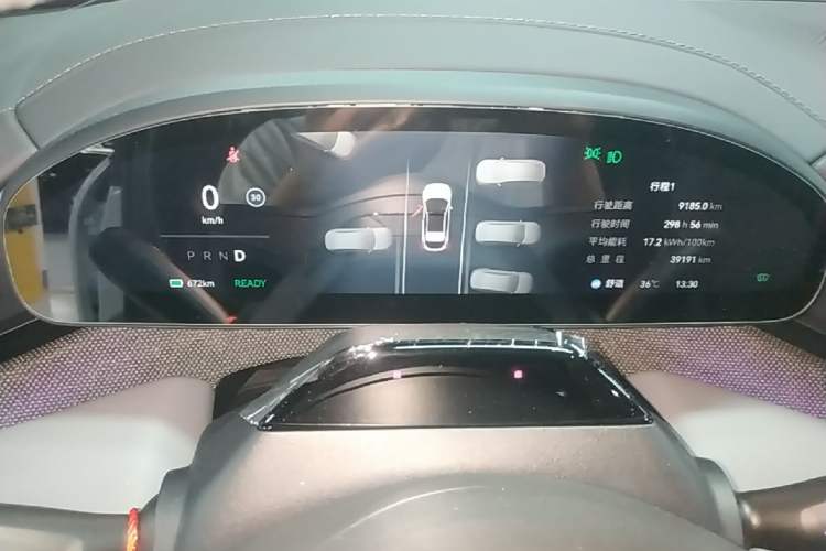Used Zeekr 001 2024 WE Edition 100 kWh Rear-Drive Instrument Cluster