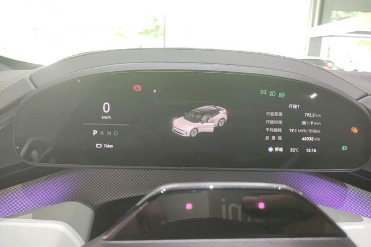 Used Zeekr 001 2024 WE Edition 95 kWh All-Wheel Drive Instrument Cluster