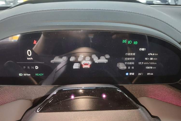 Used Zeekr 001 2024 WE Edition 100 kWh Rear-Drive Instrument Cluster