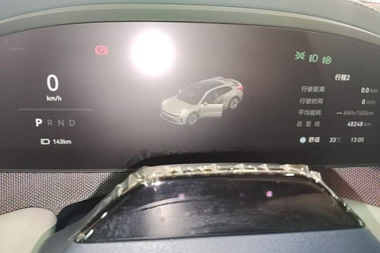Used Zeekr 001 2024 WE Edition 95 kWh All-Wheel Drive Instrument Cluster