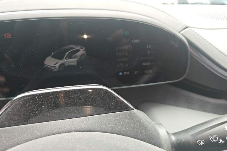 Used Zeekr 001 2024 WE Edition 95 kWh All-Wheel Drive Odometer Close Up