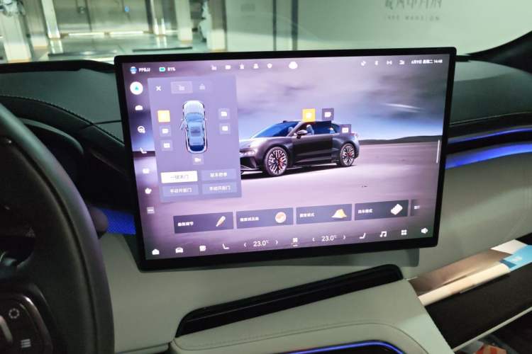 Used Zeekr 001 2025 YOU Edition 100 kWh All-Wheel Drive Audio And AC Panel