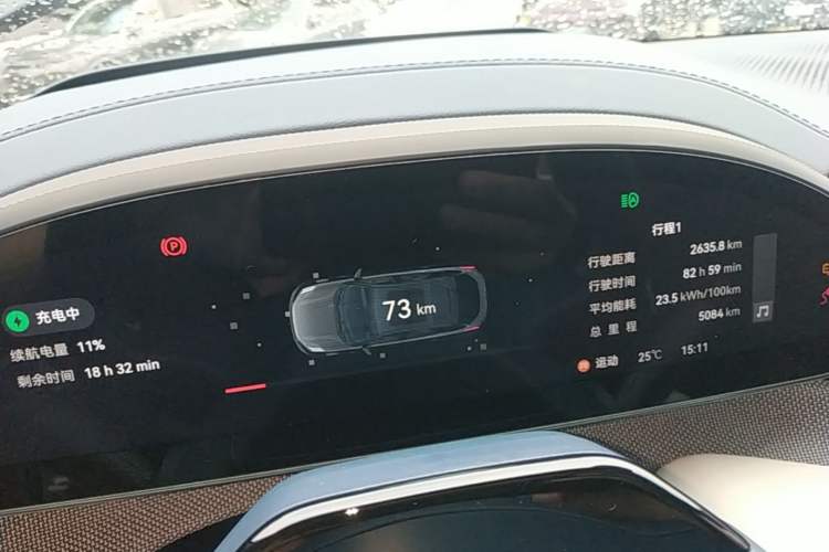 Used Zeekr 001 2025 YOU Edition 100 kWh All-Wheel Drive Instrument Cluster