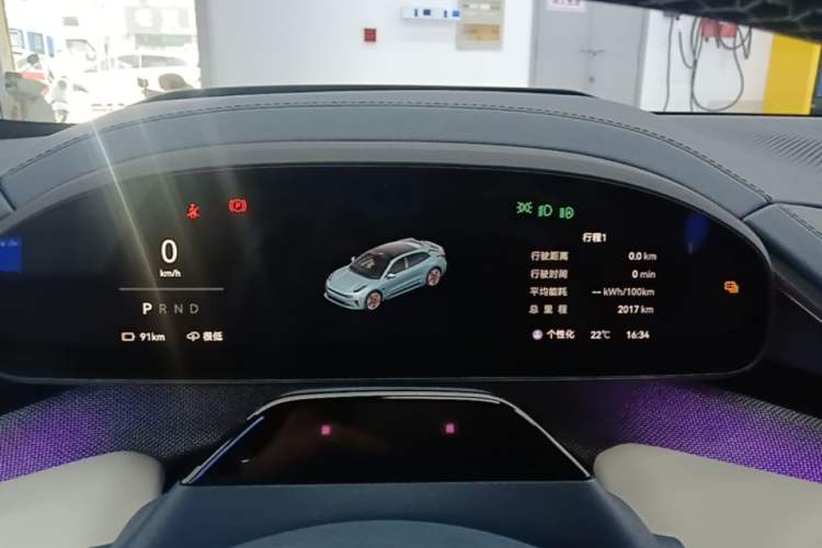 Used Zeekr 001 2025 YOU Edition 100 kWh All-Wheel Drive Instrument Cluster
