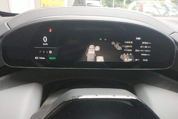 Used Zeekr 001 2025 WE Edition 95 kWh All-Wheel Drive Instrument Cluster