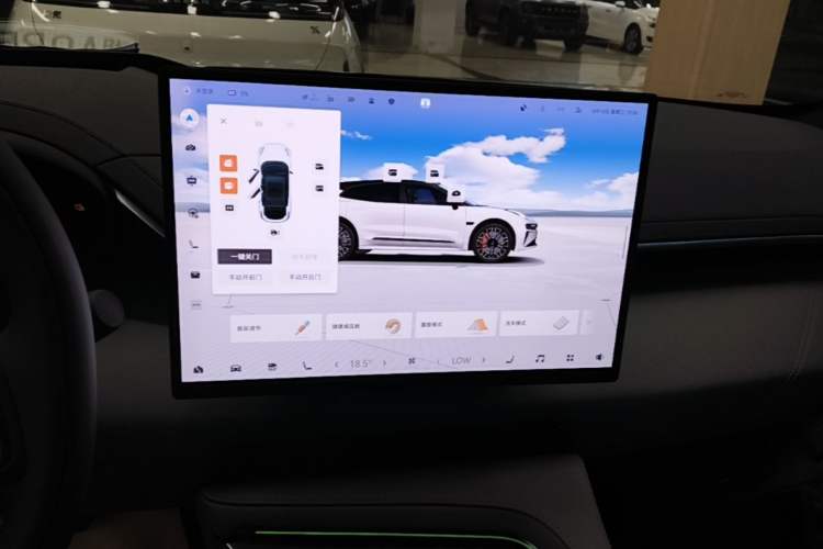 Used Zeekr 001 2025 YOU Edition 100 kWh All-Wheel Drive Audio And AC Panel