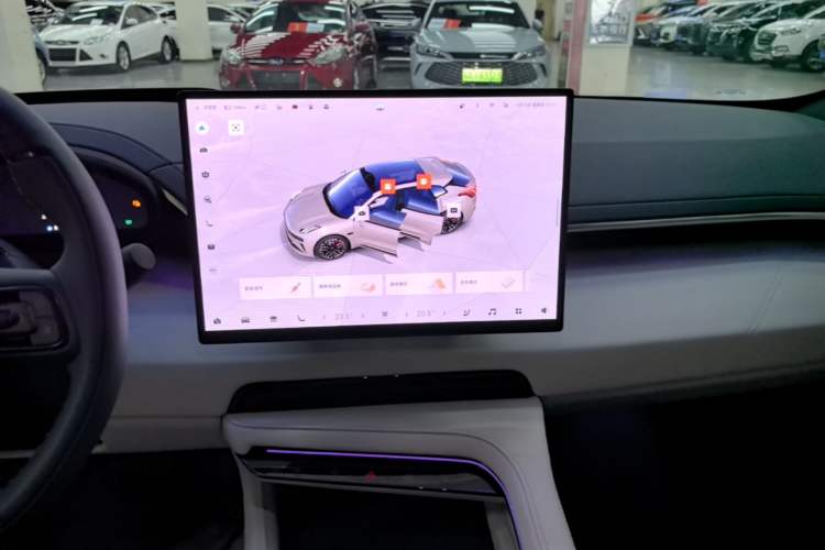 Used Zeekr 001 2025 YOU Edition 100 kWh All-Wheel Drive Audio And AC Panel