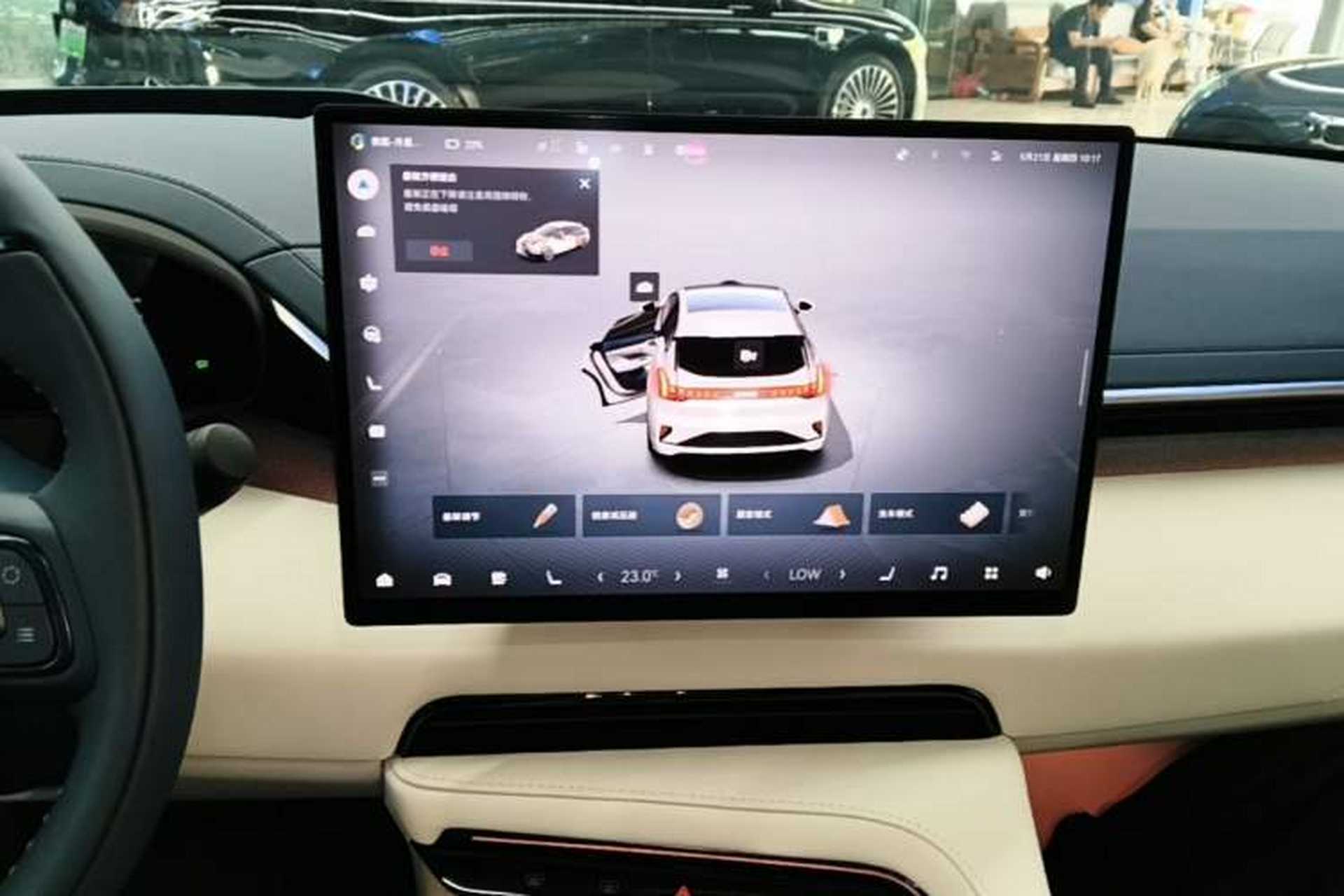 Used Zeekr 001 2025 YOU Edition 100 kWh All-Wheel Drive Audio And AC Panel
