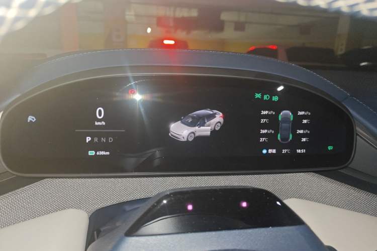 Used Zeekr 001 2025 WE Edition 95 kWh All-Wheel Drive Instrument Cluster