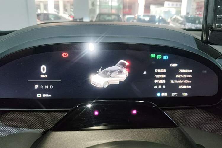 Used Zeekr 001 2025 WE Edition 95 kWh All-Wheel Drive Instrument Cluster