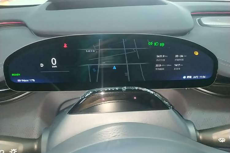 Used Zeekr 001 2026 95° All-Wheel-Drive Max Edition Instrument Cluster
