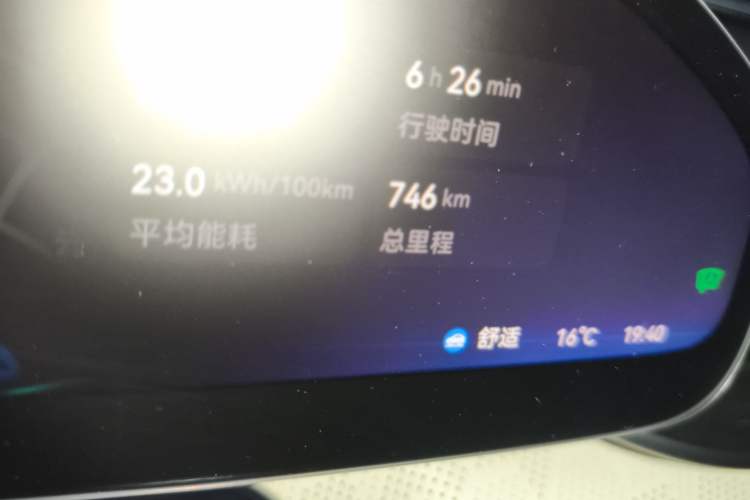 Used Zeekr 001 2026 95° All-Wheel-Drive Max Edition Odometer Close Up