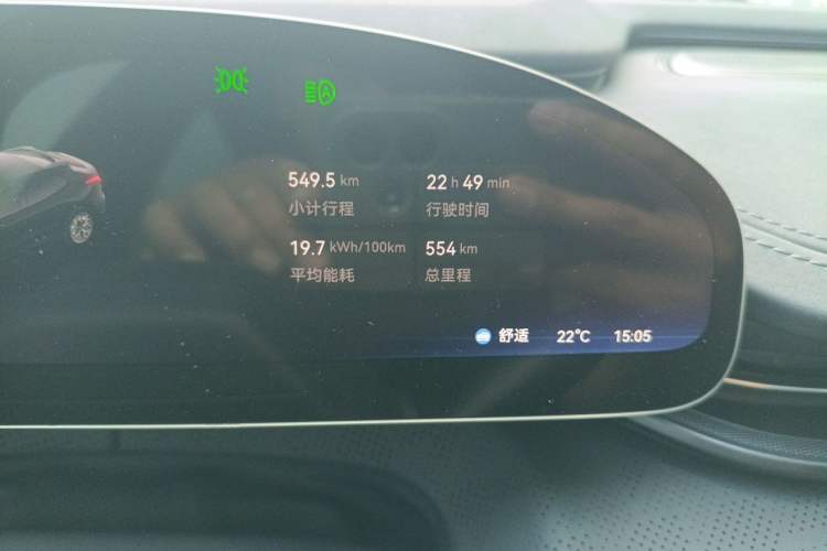 Used Zeekr 001 2026 95° All-Wheel-Drive Max Edition Odometer Close Up