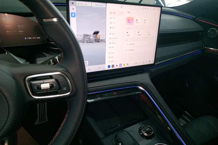 Used Zeekr 001 2026 95° All-Wheel-Drive Max Edition Audio And AC Panel