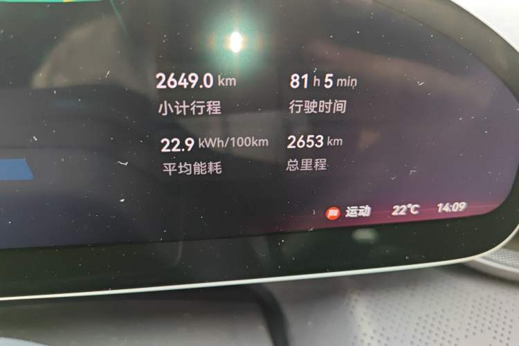 Used Zeekr 001 2026 Model 103° Four-Wheel Drive Ultra Version Odometer Close Up