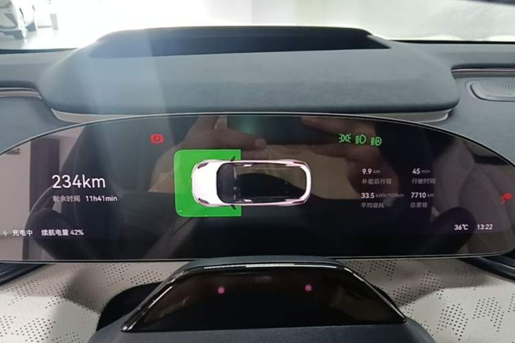 Used Zeekr 001 2026 Model 103° Four-Wheel Drive Ultra Version Instrument Cluster