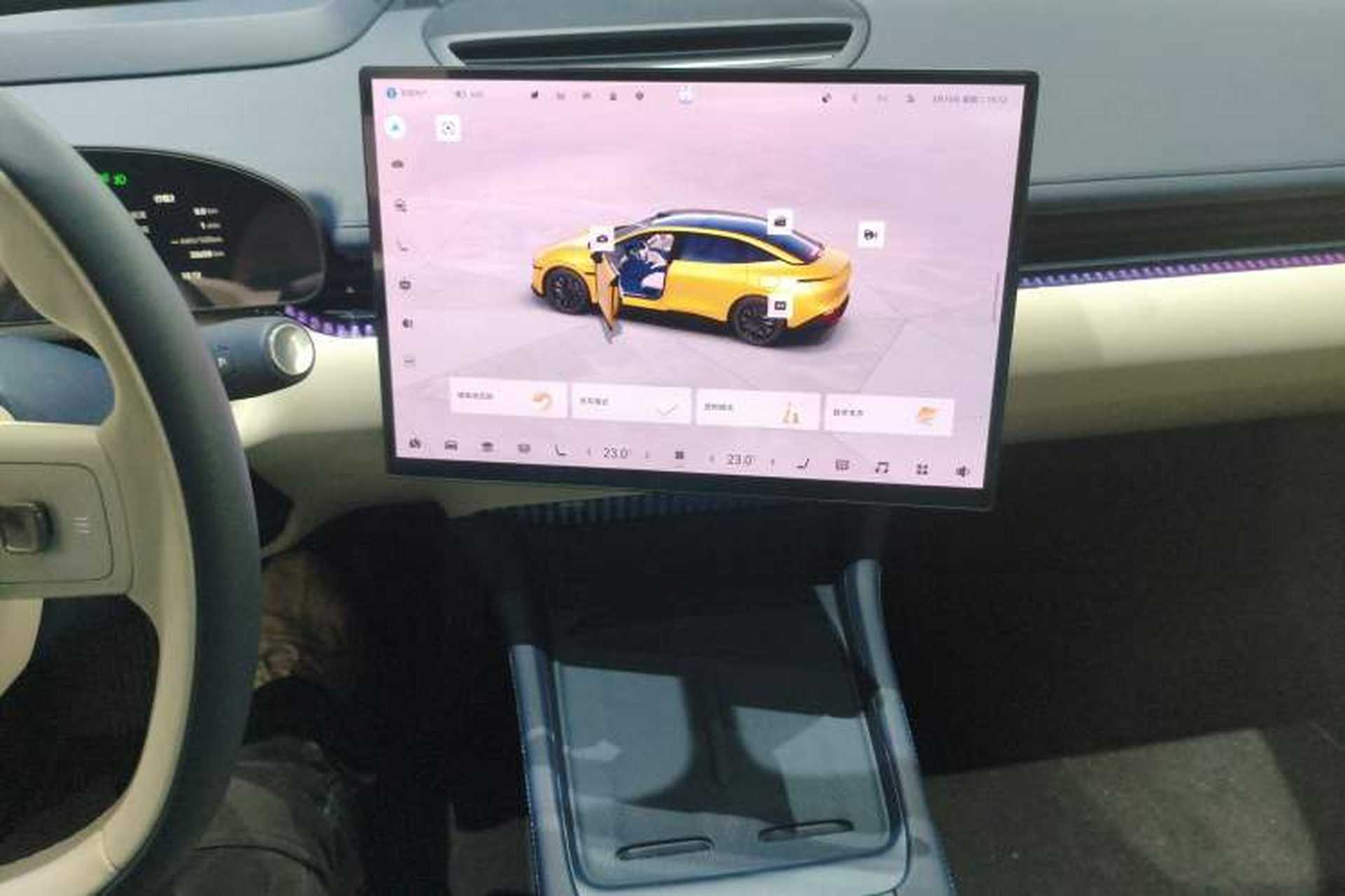 Used Zeekr 007 2024 Rear-Drive Intelligent Driving Version 75 kWh Audio And AC Panel