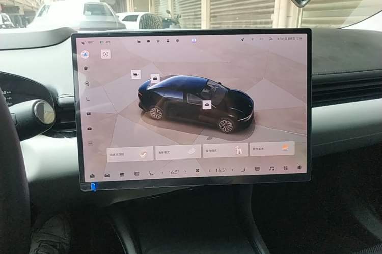 Used Zeekr 007 2024 Rear-Drive Enhanced Version 75 kWh Audio And AC Panel