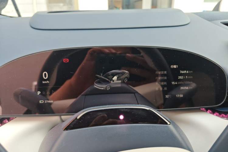 Used Zeekr 007 2024 Rear-Drive Intelligent Driving Version 75 kWh Instrument Cluster
