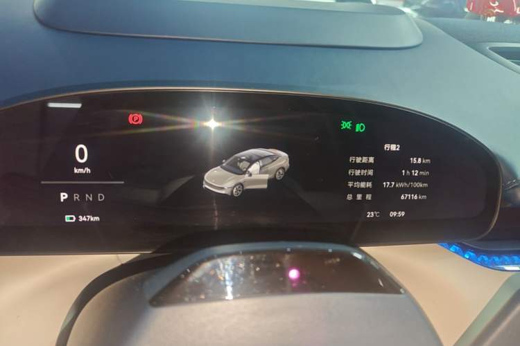 Used Zeekr 007 2024 Rear-Drive Intelligent Driving Version 100 kWh Instrument Cluster