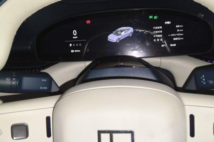 Used Zeekr 007 2024 Rear-Drive Intelligent Driving Version 75 kWh Instrument Cluster