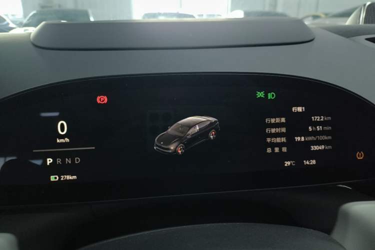 Used Zeekr 007 2024 Rear-Drive Enhanced Version 75 kWh Instrument Cluster