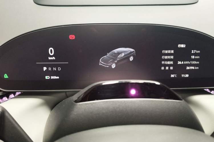 Used Zeekr 007 2024 Four-Wheel Drive Intelligent Driving Version 75 kWh Instrument Cluster
