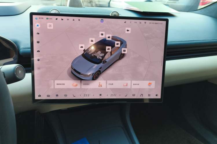 Used Zeekr 007 2024 Four-Wheel Drive Intelligent Driving Version 100 kWh Audio And AC Panel