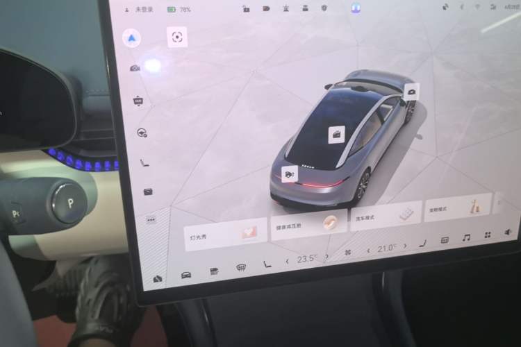 Used Zeekr 007 2024 Rear-Drive Intelligent Driving Version 100 kWh Audio And AC Panel