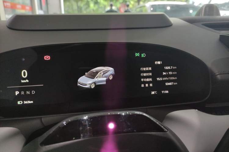 Used Zeekr 007 2024 Rear-Drive Intelligent Driving Version 100 kWh Instrument Cluster