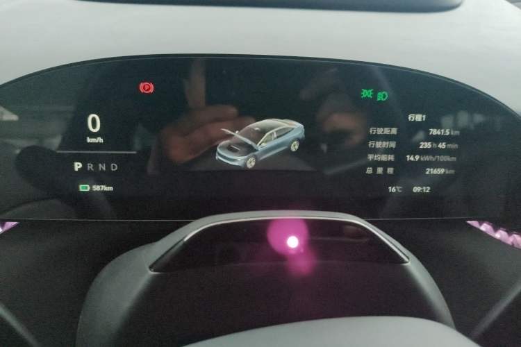 Used Zeekr 007 2024 Rear-Drive Intelligent Driving Version 100 kWh Instrument Cluster