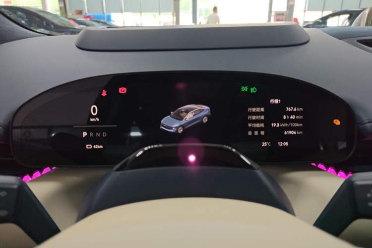 Used Zeekr 007 2024 Rear-Drive Intelligent Driving Version 75 kWh Instrument Cluster