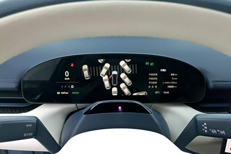Used Zeekr 007 2024 Rear-Drive Intelligent Driving Version 75 kWh Instrument Cluster