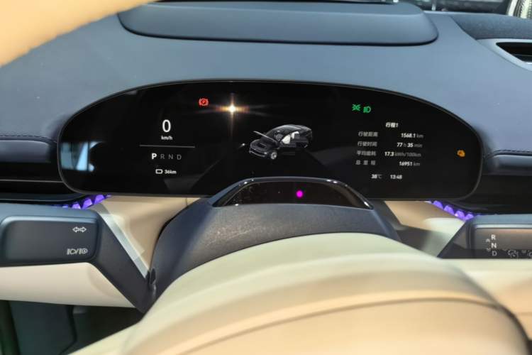 Used Zeekr 007 2024 Rear-Drive Intelligent Driving Version 100 kWh Instrument Cluster